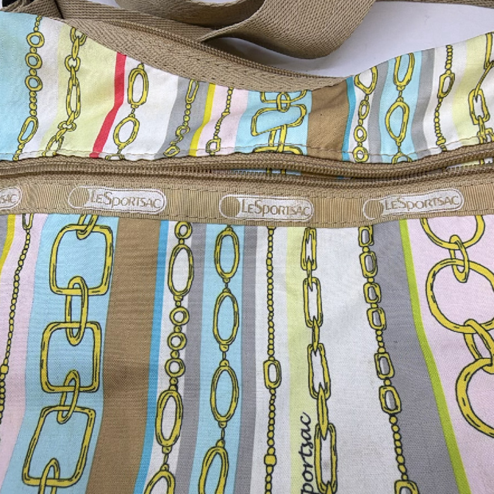 LeSportsac Beige Nylon Shoulder Bag - Picture 2 of 8